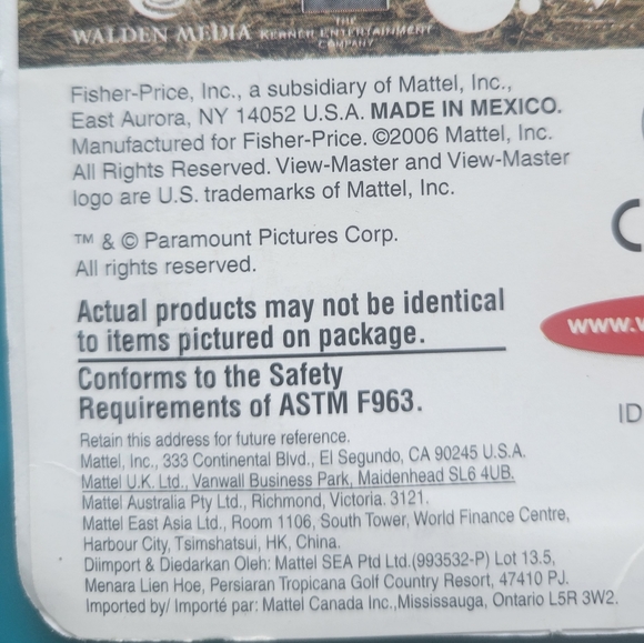 View Master reels 2006 3D Charlotte's Web HTF sealed Nickelodeon - Picture 6 of 7